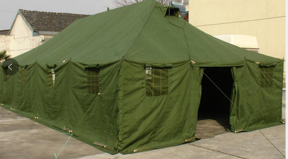 큰 군 흑자 캔버스는 12*4.8m 방수 SGS ISO를 텐트로 덮습니다