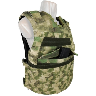 NIJ IIIA 보호 수준 및 조정 가능한 어깨띠가 있는 군사 전술 방탄조끼