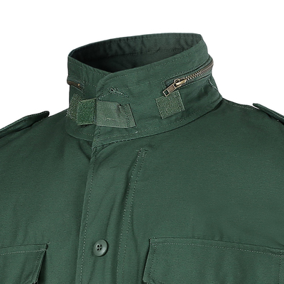 우븐 구성 방풍 군 재킷 올리브 색 육군 재킷 220g-270g