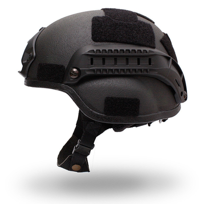 임팩트 저항과 흑색 컬러와 아주 튼튼하 탄도 헬멧에 방탄장치를 하세요