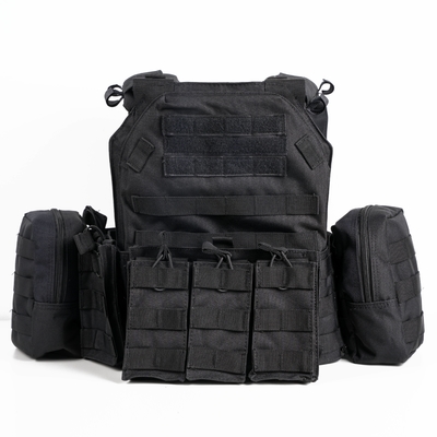 고보호 군사 전술 방탄조끼 ARAMID / UHMWPE 맞춤형 스타일