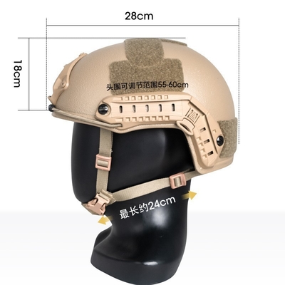 소매업체 FAST 전술 헬멧 PE 소재