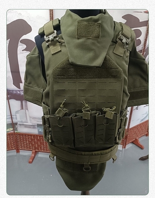 전술용 기어 보안 모일 시스템 옥스퍼드 직물 운반 웨스트 부드러운 UHMWPE 갑옷판과 전술용 웨스트