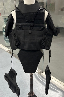 대용전적 전면 보호복과 빠른 대응 NIJ 다리 보호 및 숨겨진 매거진 가방.