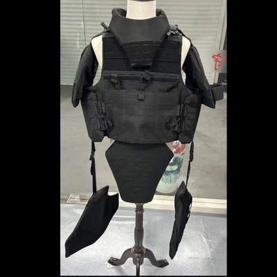 대용전적 전면 보호복과 빠른 대응 NIJ 다리 보호 및 숨겨진 매거진 가방.