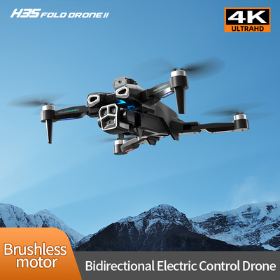 전문 4K HD ESC 듀얼 카메라 미니 드론 H35 브러쉬리스 광학 흐름 WIFI 쿼드콥터 장애물 피기 리모컨