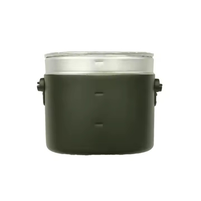 전술 식당 올리브 녹색 알루미늄 컵 3 조각 점심 상자 전술 야외 장비
