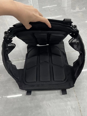 M-3XL NIJ IIIA 군 벌리스틱 조끼는 카모플라주 전술적 방탄복을 검게합니다
