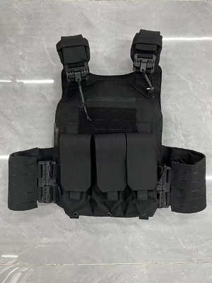 M-3XL NIJ IIIA 군 벌리스틱 조끼는 카모플라주 전술적 방탄복을 검게합니다