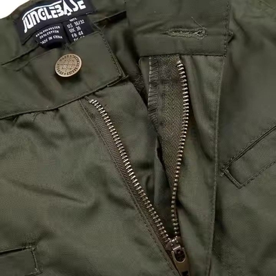 숨 쉬는 올리브 녹색 립 스톱 특수 캠핑 야외 전술 전투 유니폼