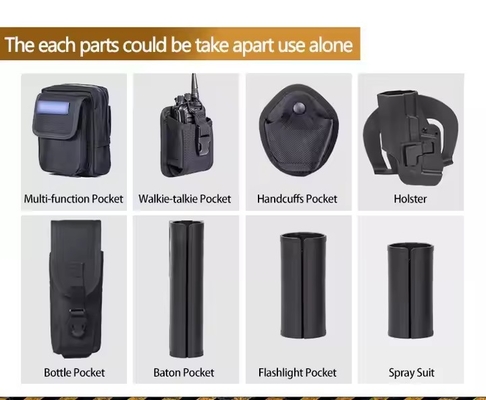사냥 벨트 검은색 나일론 빠른 방출 Buckle 전술 장비 훈련 Molle Holster 전술 벨트 남자